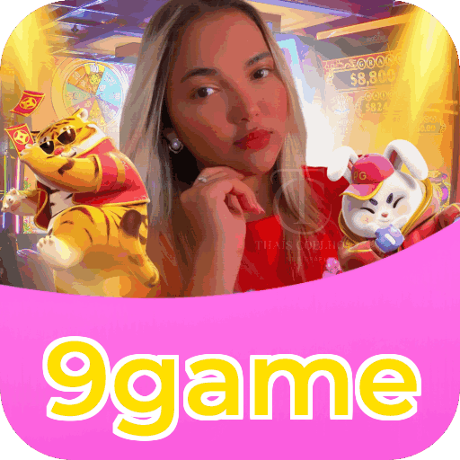 Passo a passo visual mostrando processo de download e instalação do aplicativo 9game